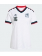 Ženske Nogometnih dresov Mehika Julian Quinones #16 Gostujoči SP 2026 Kratki rokavi Ženske Nogometnih dresov Mehika Julian Quinones #16 Gostujoči SP 2026 Kratki rokavi